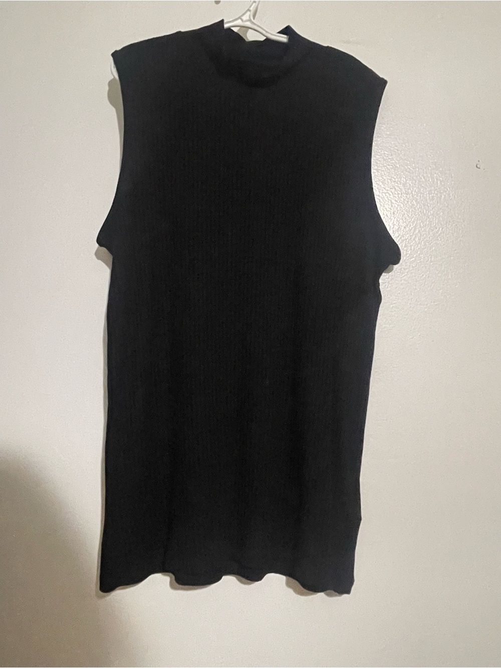 Rachel Zoe Black Sleeveless Mock Neck Tank